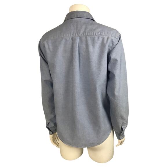 Vintage Michael Kors Blue Chambray Style Button up Shirt / Small - Picture 4 of 4